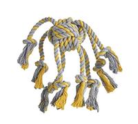 Sharples & Grant Rope Octopus Dog Toy – Simply Pet – One Size Grey/Yellow – Single