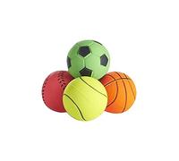 Sharples & Grant Dog Toy - Sponge Balls - 4-pack - Multicoloured