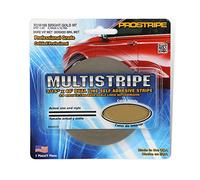 Sharpline Prostripe Pinstriping Tape [MultiStripe]: 3/16 in. x 40 ft. (Bright Gold Metallic) / double-stripe