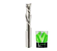 SHARPRO-1/4 Shank and Cutting Diameter, 2 Flute Spiral Down-Cut End Mill, Carbide, Ideal for Wood Carving/Trimming/Grooving - Adaptable to CNC& Milling Machines., SPWS2LXD6.22