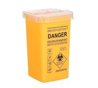 Sharps Bin Sharps Box, Portable Travel Sharps Bins Small, Tattoo Needles Disposal Container, Sharps Bin for Home, Clinics, Tattoo Parlors & Travel