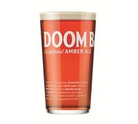 Sharps Brewery Personalised Doom Bar Half Pint Ale Glass Featuring Sharp's Logo - Enter Your Own Custom Text