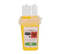 Sharps Container, Sharps Disposal Container Disposal Blade Container with Lid Design for Home and Professional Salon Use (Yellow)