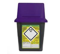 SHARPS GUARD Sharps Disposal Bin - Purple 5L x2 (for Cytotoxic or Cytostatic waste)