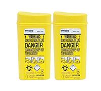 Sharpsafe Disposable Sharps Bin 0.2 litre - Pack of 2