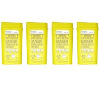Sharpsafe Disposable Sharps Bin 0.2 Litre - Pack of 4 (Packaging May Vary)