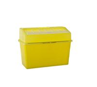 Sharpsafe FM41202430 Sharp Disposal Container, 24 L, Yellow Lid
