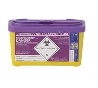 SharpsGuard Cyto 1 Litre Purple Lid Sharps Bin