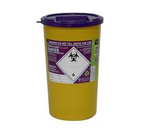 Sharpsguard DNDD605 Sharps Bin, 5L, Purple