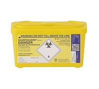 Sharpsguard Sharps Bin 1 Litre - Yellow - 5X Multi Pack