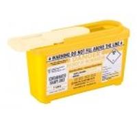 SharpsGuard Yellow 1 Litre Com-Plus Sharps Bin