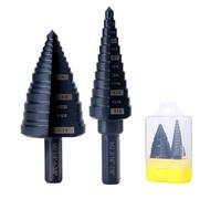 SHARPTOOL M2 HSS Step Drill Bit Kit, 7/8" & 1-3/8", Metal Wood Plastic