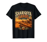 Sharqiya Sands Oman Vintage Wahiba Sands Value Graphic T-Shirt, Men, Black, XL