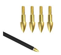 SHARROW 24pcs Archery Arrow Tips Arrowhead Field Bullet Points 75 Grains Broadheads for Targeting Practice Carbon Arrows (Type 3)
