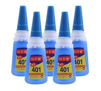 SHARROW Archery Super Glue, 401 Multi-purpose Liquid Glue, Transparent Instant Dry Universal Liquid Adhesive for Bonding Porous Materials Wood Paper Leather Fabric (5)