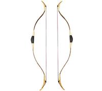 SHARROW Archery Traditional Recurve Bow 20-40lbs Handmade Wooden Turkish Style Horsebow Longbow Hunting Bow (35lbs, Left/Right Hand)