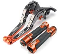 Sharrqing Brake Clutch Levers Handlebar Hand Grips Ends Compatible with TDM850 1991-2002 1994 1995 1996 1997 1998 1991 2000 2001