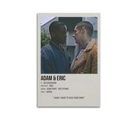 SHARU I EBRHU Adam & Eric from Sex Education Poster Wall Art Canvas Poster Modern Painting for Living Room Bed Room 24x36inch(60x90cm) Unframe-style