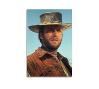 SHARU I EBRHU Clint Eastwood Poster Wall Art Canvas Poster Modern Painting for Living Room Bed Room 24x36inch(60x90cm) Unframe-style