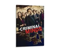SHARU I EBRHU Criminal Minds Poster Wall Art Canvas Poster Modern Painting for Living Room Bed Room 20x30inch(50x75cm) Frame-style