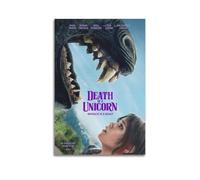 SHARU I EBRHU Death of A Unicorn Poster Wall Art Canvas Poster Modern Painting for Living Room Bed Room 20x30inch(50x75cm) Unframe-style