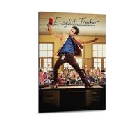 SHARU I EBRHU English Teacher Poster Wall Art Canvas Poster Modern Painting for Living Room Bed Room 08x12inch(20x30cm) Frame-style