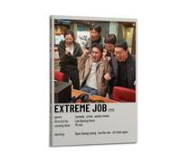 SHARU I EBRHU Extreme Job Poster Wall Art Canvas Poster Modern Painting for Living Room Bed Room 16x24inch(40x60cm) Frame-style