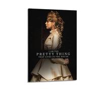 SHARU I EBRHU I Am The Pretty Thing That Lives in The House Poster Wall Art Canvas Poster Modern Painting for Living Room Bed Room 24x36inch(60x90cm) Frame-style