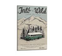 SHARU I EBRHU INTO The WILD3 Poster Wall Art Canvas Poster Modern Painting for Living Room Bed Room 08x12inch(20x30cm) Frame-style