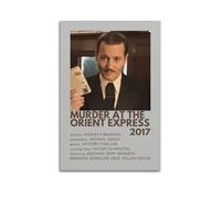 SHARU I EBRHU Murder at The Orient Express Poster Wall Art Canvas Poster Modern Painting for Living Room Bed Room 08x12inch(20x30cm) Unframe-style