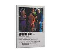 SHARU I EBRHU Scooby Doo Poster Wall Art Canvas Poster Modern Painting for Living Room Bed Room 16x24inch(40x60cm) Frame-style