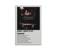 SHARU I EBRHU Songs I Wrote in My Bedroom Poster Wall Art Canvas Poster Modern Painting for Living Room Bed Room 08x12inch(20x30cm) Unframe-style