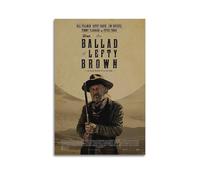 SHARU I EBRHU The Ballad of Lefty Brown Poster Wall Art Canvas Poster Modern Painting for Living Room Bed Room 12x18inch(30x45cm) Unframe-style
