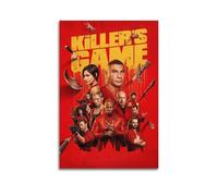 SHARU I EBRHU The Killer's Game Poster Wall Art Canvas Poster Modern Painting for Living Room Bed Room 12x18inch(30x45cm) Unframe-style
