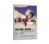 SHARU I EBRHU The Owl House Poster Wall Art Canvas Poster Modern Painting for Living Room Bed Room 08x12inch(20x30cm) Frame-style