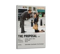 SHARU I EBRHU The Proposal Poster Wall Art Canvas Poster Modern Painting for Living Room Bed Room 08x12inch(20x30cm) Frame-style