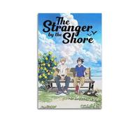 SHARU I EBRHU Watch The Stranger by The Shore Full Poster Wall Art Canvas Poster Modern Painting for Living Room Bed Room 08x12inch(20x30cm) Unframe-style