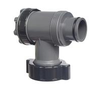 Sharutia Pool Drain Valve, Flow Control & Leak Prevention, Compatible with Coleman, Intex, Bestway Above Ground Pool Filter Pump, Pool Pump Replacement Parts, Black
