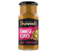 Sharwood's Aromatic Chinese Curry Sauce - Mild Spice Blend With Onion, Garlic & Ginger, Vegetarian Friendly, 425 g Jar (Pack of 1)