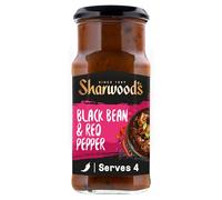 Sharwood's Chinese Black Bean & Sweet Red Pepper Sauce - Cantonese Style Stir-Fry Base, Rich & Savoury, 425 g Jar (Pack of 1)