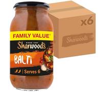 Sharwood's Indian Balti Sauce, Authentic Curry Base, 720 g (6-Pack)