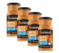 Sharwood's Indian Butter Chicken Sauce, 30% Less Fat, 420 g (4-Pack)