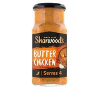 Sharwood's Indian Butter Chicken Sauce - Mild & Creamy Tomato Curry, Rich Indian Flavour, 420 g Jar (Pack of 1)