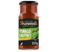 Sharwood's Indian Green Label Mango Chutney - Sweet & Tangy Indian Condiment, 227 g Jar (Pack of 1)