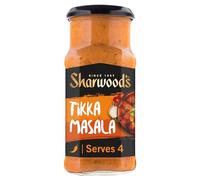 Sharwood's Indian Spicy Tikka Masala Sauce - Creamy Tomato & Yogurt Blend With Chilli Kick, Medium Heat, 420 g Jar (Pack of 1)
