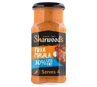 Sharwood's Indian Tikka Masala Sauce - 30% Less Fat, Tomato, Yogurt & Cream Blend, Mild Spice, 420 g Jar (Pack of 1)