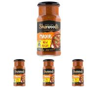 Sharwood's Madras Curry Sauce, 420 g Jar (Pack of 4)