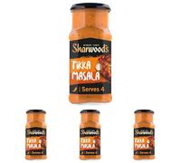 Sharwood's Spicy Tikka Masala Curry Cooking Sauce, 420 g Jar (Pack of 4)