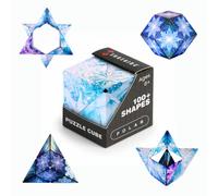 Shashibo DODECA Magnetic Puzzle Cube, Stress Relief Fidget Toy | 100+ Possible Shapes, Sensory Fidget Toy For Adults & Kids, Fun Shape Shifting Puzzle Box For All Ages