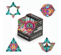 Shashibo DODECA Magnetic Puzzle Cube, Stress Relief Fidget Toy | 100+ Possible Shapes, Sensory Fidget Toy For Adults & Kids, Fun Shape Shifting Puzzle Box For All Ages